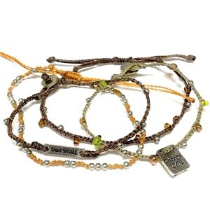4 Boho Inspirational Bracelets
